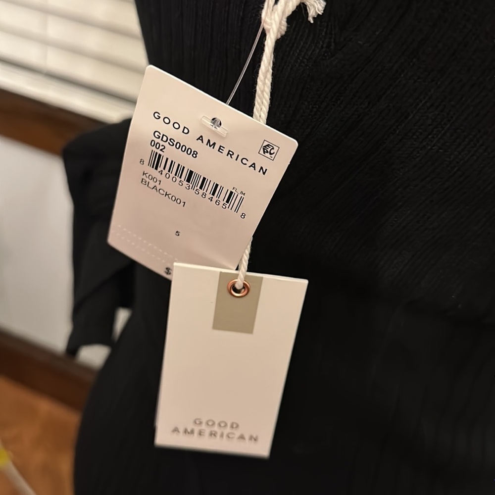 NWT Good American Belted Body Dress - Picture 6 of 7